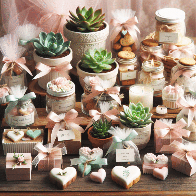 Low-Cost Bridal Shower Favors That Wow