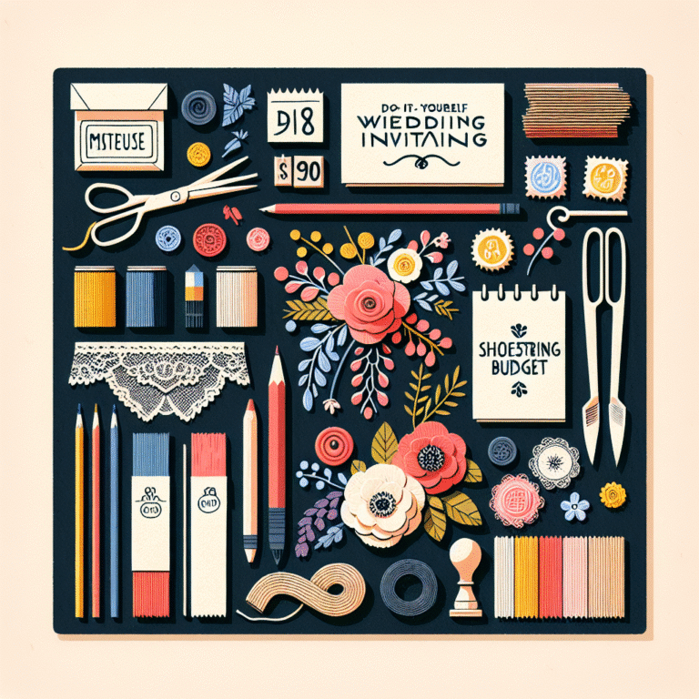 DIY Wedding Invitations on a Shoestring Budget