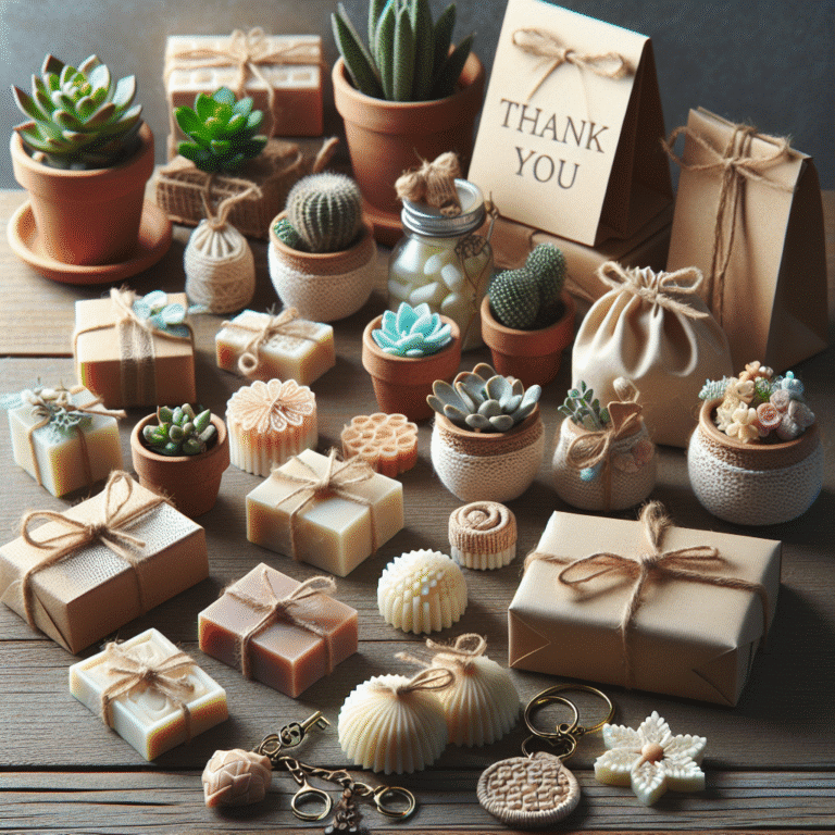 Simple DIY Thank You Gifts for Guests Who Attend