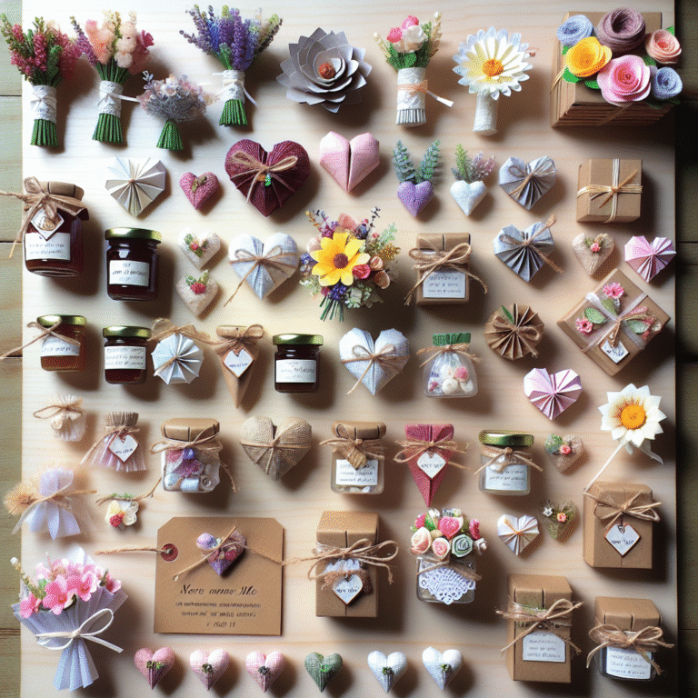 creative wedding favor crafts