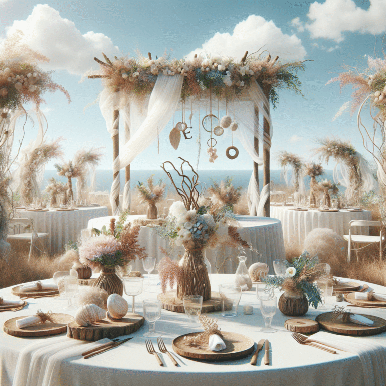 easy handmade wedding decor