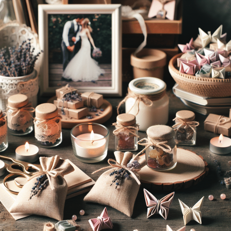 DIY wedding favors on a budget