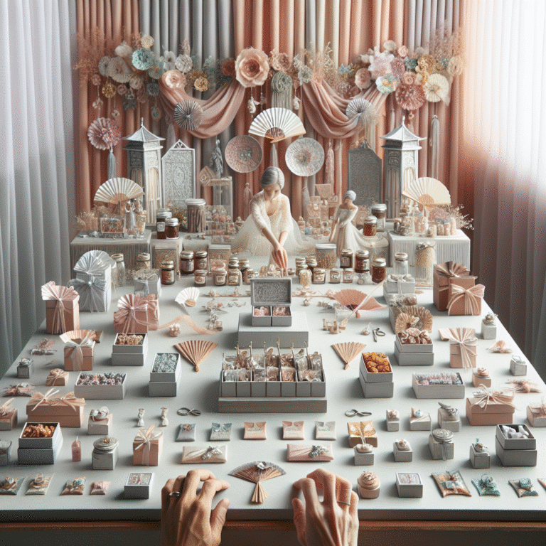 Creative Wedding Favor Presentation Tips for Stunning Displays