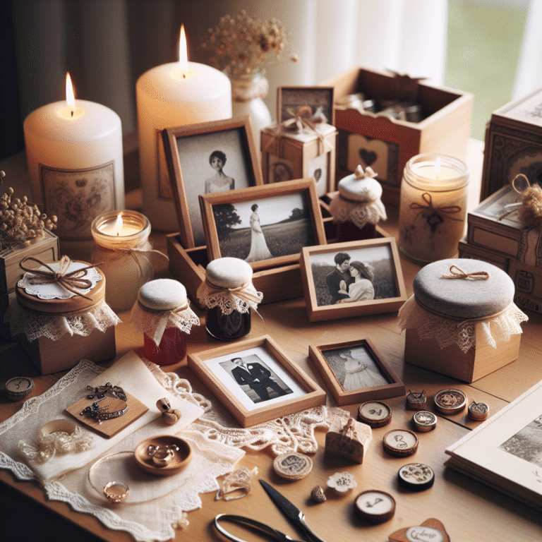 homemade wedding keepsakes